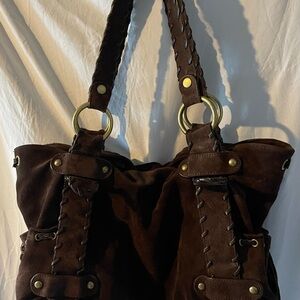 Kooba Large Sienna Suede Bag.